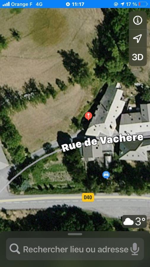 LE GENEPI bel appartement avec terrasse dans vieille ferme de montagne rénovée Les Orres Esterno foto